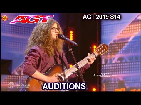 Sophie Pecora 15 year old Singer Rapper Original Song AWESOME | America's Got Talent 2019 Audition