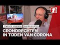 Van Veldhuizen over recht op demonstratie in corona-samenleving