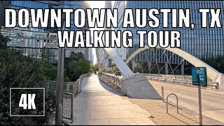 Downtown AUSTIN, TX Walking Tour | 4K Daytime City Walk via 2nd Street, Congress, 6th & Guadalupe