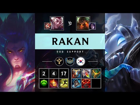 Rakan Support vs Nautilus - KR Challenger Patch 25.10
