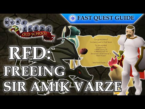 Recipe For Disaster Part 8: Freeing Sir Amik Varze Quest | OSRS Quality Quick Guide [2025]