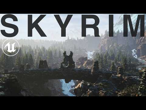 The (Lore-Accurate) Towns of Skyrim in UNREAL ENGINE 5! [4K]