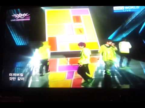 B1A4-Beautiful target on music bank( 21/10/11)