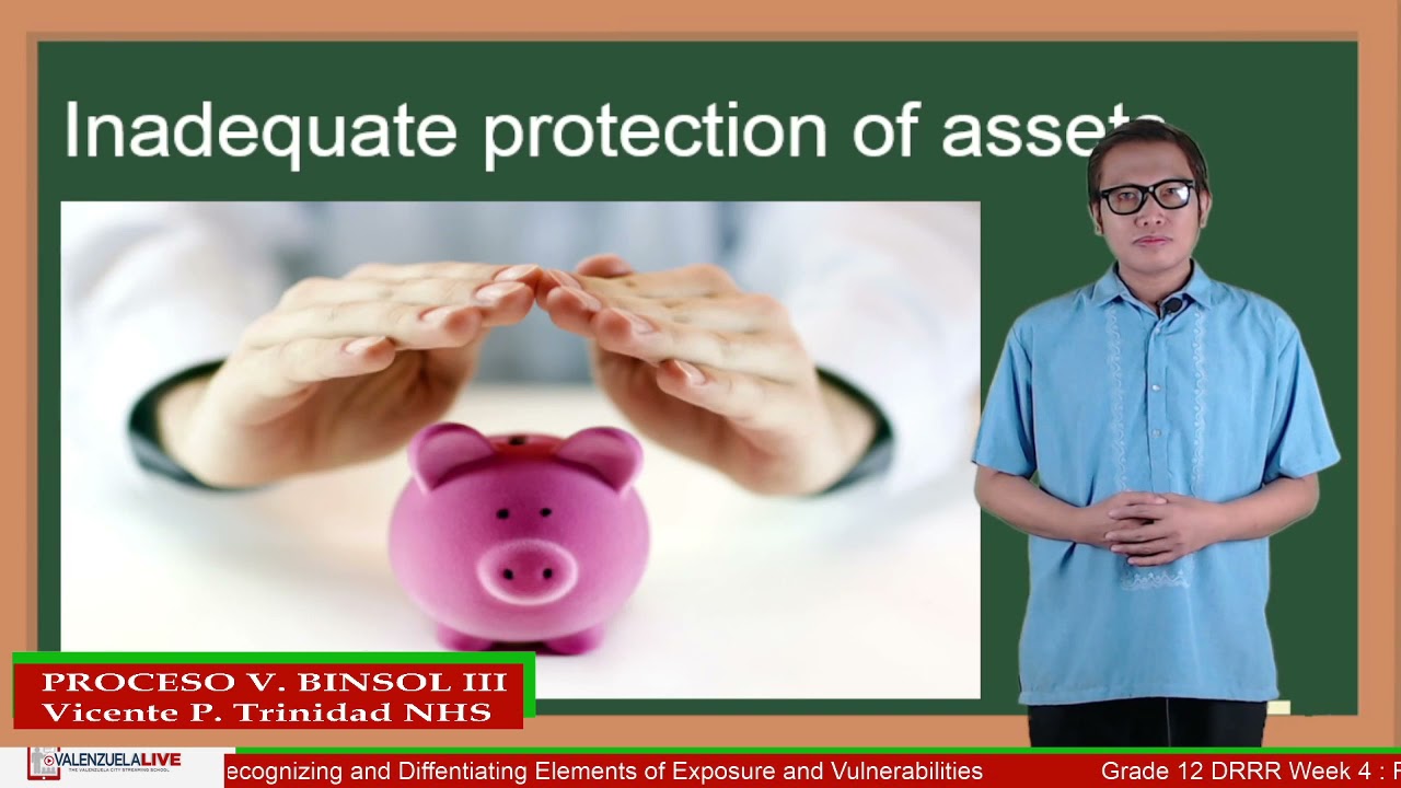 GRADE 12 SCIENCE Q1W4 - DRRR RECOGNIZING AND DIFFENTIATING ELEMENTS OF EXPOSURE AND VULNERABILITIES