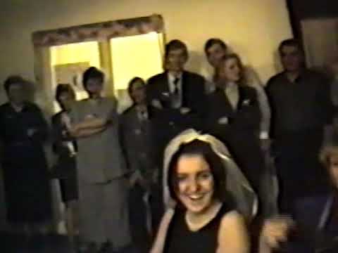 Oczepiny na weselu- połowa lat 90 Barlinek