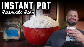 Instant Pot Basmati Rice | Perfect every time without sticking!