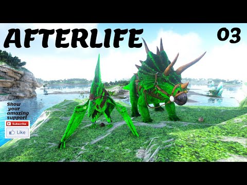 POISON TRIKE & POISON PTERANODON TAME: ARK AFTERLIFE