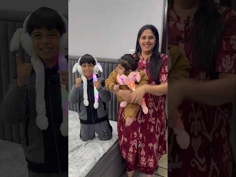 Abhiraj Aur Aayra Ko Light Wale Earmuffs Mile 😀 #shorts