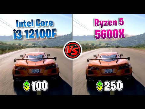 ✅ Core i3 12100F vs Ryzen 5 5600X ✅ TEST in 8 GAMES ✅ Which is Better?