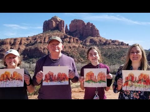 Plein Air, Watercolor tutorial 03.02.2021