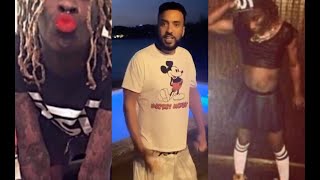 French Montana Thanks Young Thug For Wearing A Skirt And Lipstick