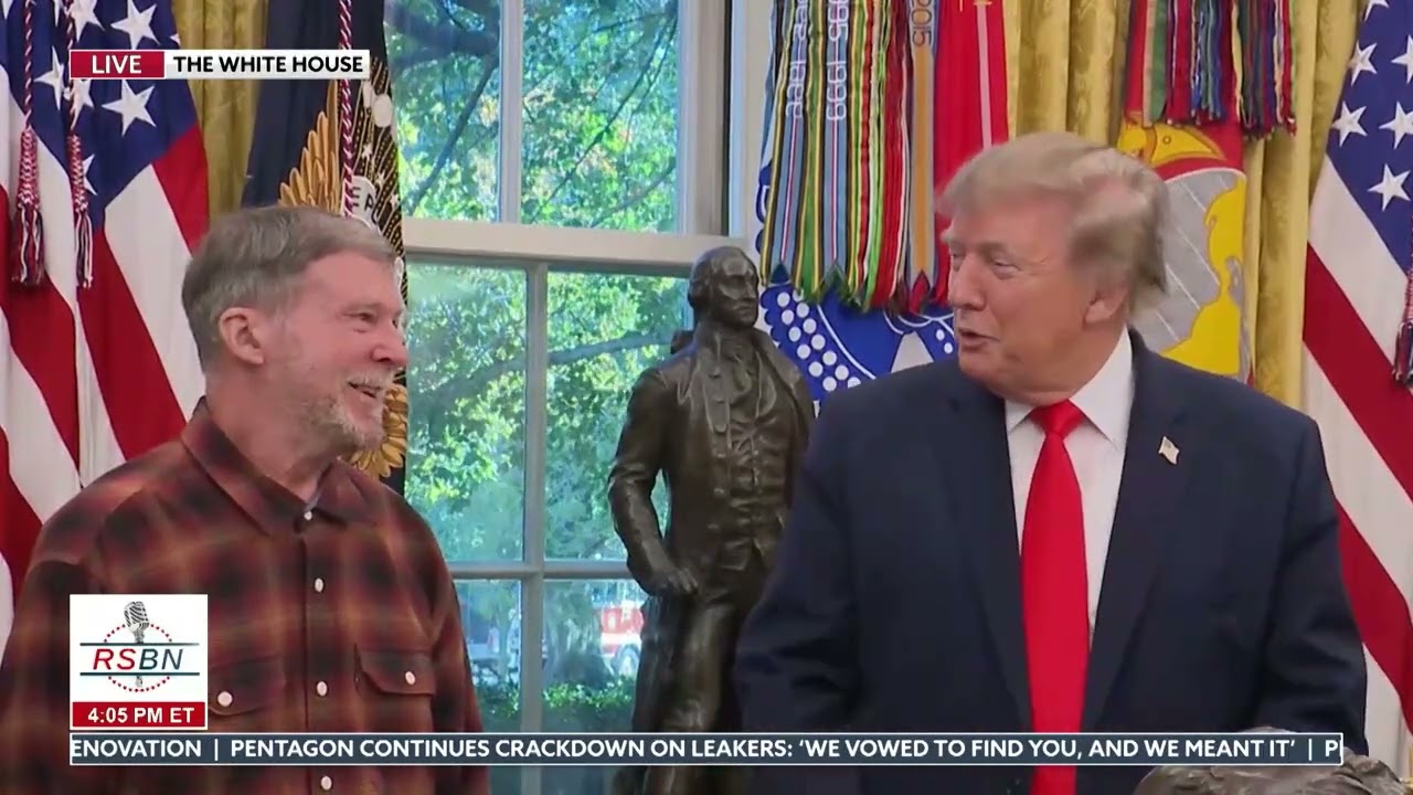 FULL EVENT: President Trump Hosts Rescued Stephen Hubbard in the Oval Office - 10/30/26