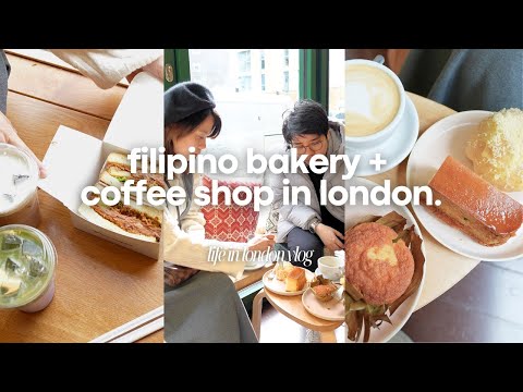 Filipino bakery & Coffee shops in London | Life in London vlog | Kapihan + Panadera
