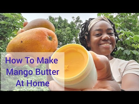 How I Finally Made Mango Butter| How To Make Mango Butter At Home