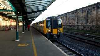 preview picture of video 'TransPennine Express Class 350 departing Carlisle. (12/03/2014)'