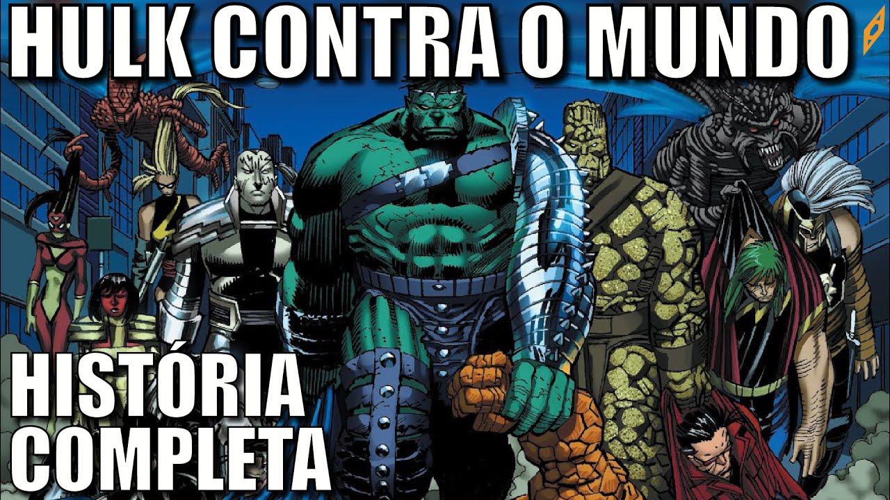 HULK CONTRA O MUNDO | História COMPLETA da vingança do Hulk contra os Vingadores e os Illuminati!!!