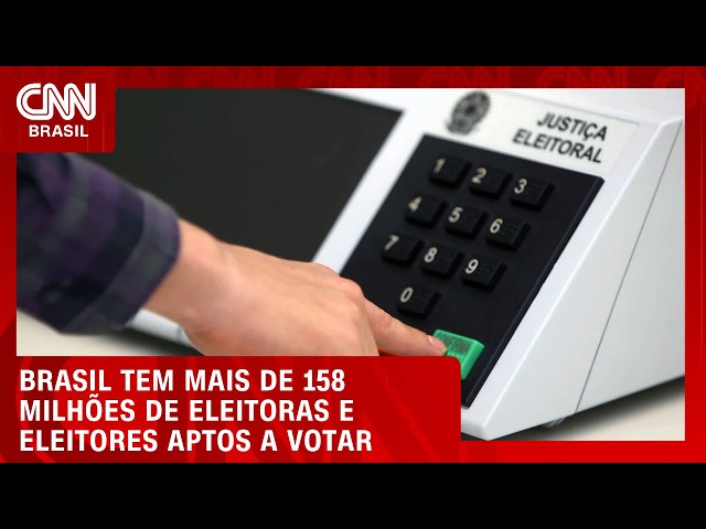 Número de eleitores cresce 1,46% em quatro anos no país | CNN 360º
