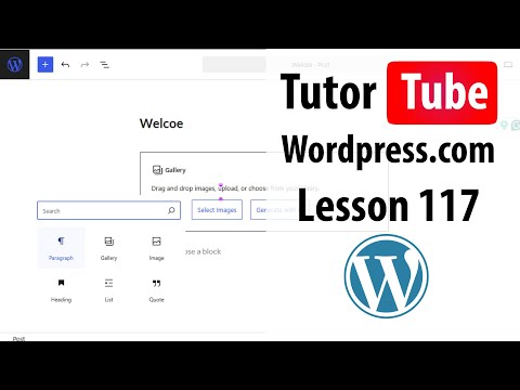 Wordpress com Lesson 1 Sign Up for Wordpress com