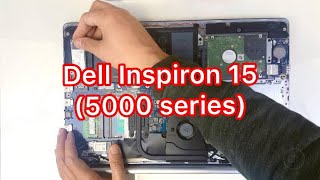 How to open and Upgrade/Replace SSD. | Dell Inspiron 15 (5000 series)
