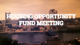 Download the video "Housing Opportunity Fund Meeting - 2/3/22"