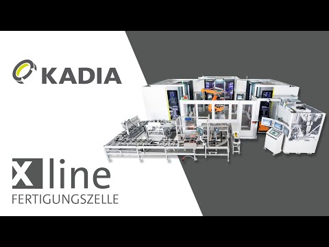 KADIA X line Fertigungszelle im Einsatz
