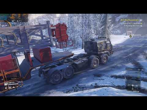SnowRunner Walkthrough Part 117 - "Drill Rig Disassembly" [2160p60]