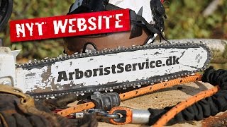 preview picture of video 'Arborist Service ApS - Træfældning Odense - Træfældning Fyn - Tree climbing Arborist'