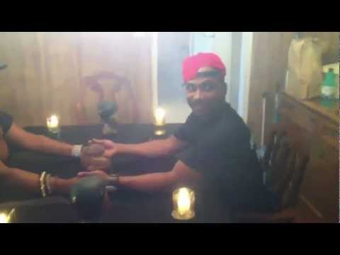 Kanye West Artist Cyhi Da Prynce & Da Kid [BTS] of the Presige Video Shoot