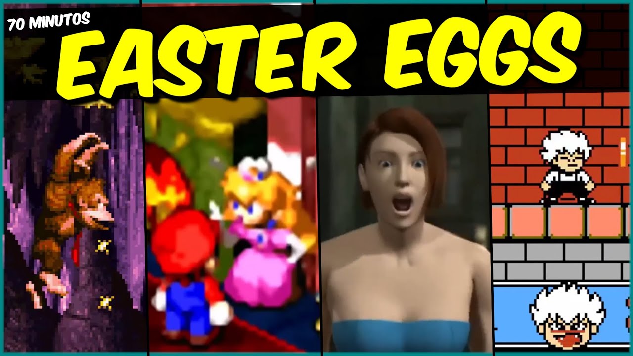70 Minutos só de EASTER EGGS aleatórios nos games (NOSTALGIA DOS GAMES)