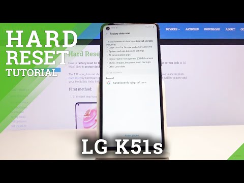 How to Factory Reset LG K51s – Wipe Data by Reset Settings