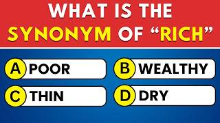 Think You’re Good at English 😏 Try This 40-Question Synonym Quiz Challenge 📚