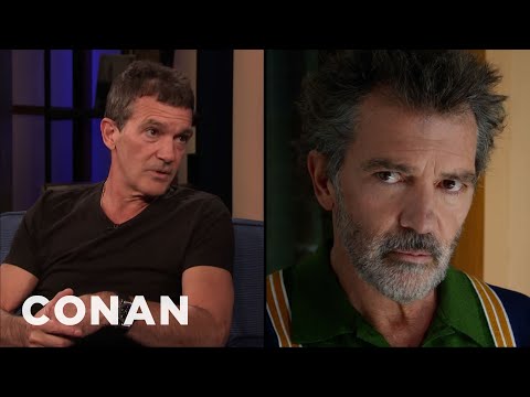 アントニオ・バンデラスがオスカーにノミネートされたことについて - CONAN on TBS (Antonio Banderas On His Oscar Nomination - CONAN on TBS)
