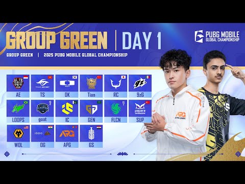 [NP] 2025 PMGC League | Group Green Day 1 | PUBG MOBILE Global Championship