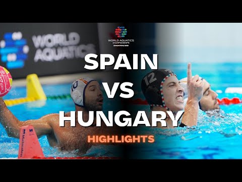Highlights | Spain 🇪🇸 vs Hungary 🇭🇺 | Men's Group B | World Aquatics Championships Singapore2025