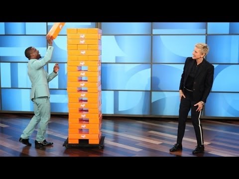 ケビン・ハートとエレンはジェンガをプレイ (Kevin Hart and Ellen Play Jenga)