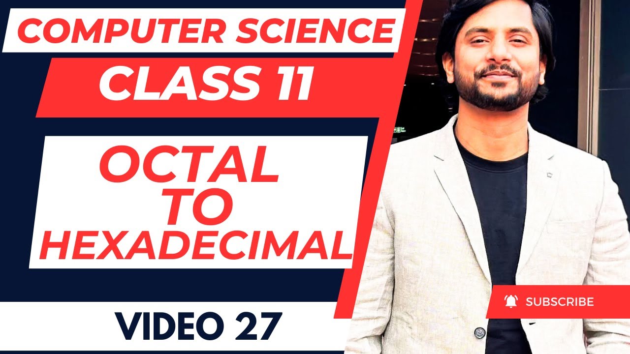 Octal to Hexadecimal Conversion | CS Class 11 | CBSE CS | Tricks + Practice Questions