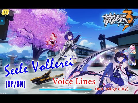 [EN/ID Sub] Seele Vollerei Battle Voice Lines | Honkai Impact 3