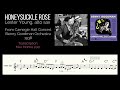 Honeysuckle Rose - Lester Young solo transcriprion