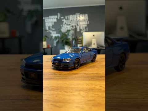 UNBOXING Nissan Skyline GT-R R34 #gtr #skyline #shors #nissan #diecast #r34 #unboxing #automobile