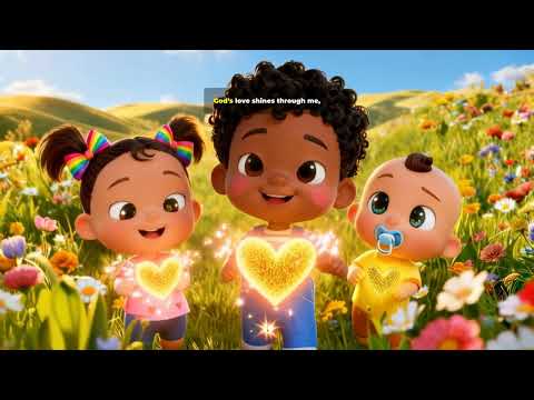 God’s Love Shines Through Me 🌟 | Christian Kids Song | Worship & Sing Along