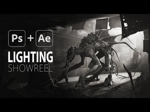 VFX Showreel - Volumetric Lighting in Photoshop