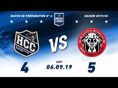 06.09.2019 HC La Chaux-de-Fonds - EHC Winterthur (4-5) AP
