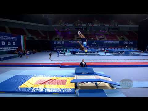PACHECO Matias (ARG) M - 2022 Trampoline Worlds, Sofia (BUL) - Q Double Mini Exercise 2