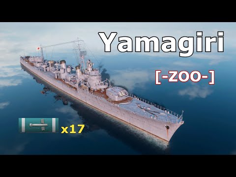 World of WarShips Yamagiri - 3 Kills 395K Damage