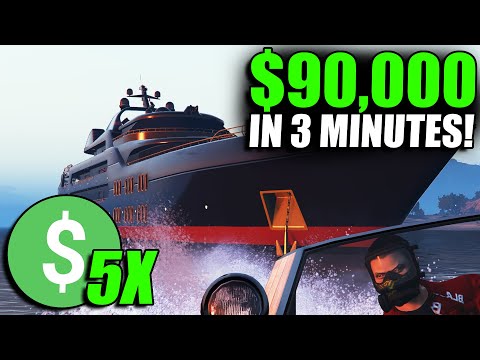 $90K In Just 3 Minutes With Yacht Mission!, Rockstar Is Going Insane | GTA Online A Super Yacht Life