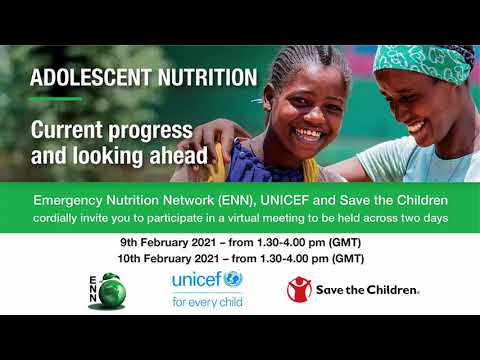 Adolescent Nutrition: Current Progress and Looking Ahead | ENN