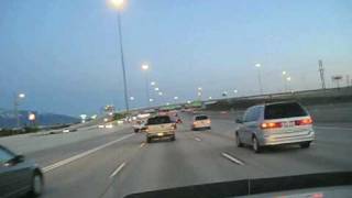 Highway 15 Salt Lake City and a Full Moon