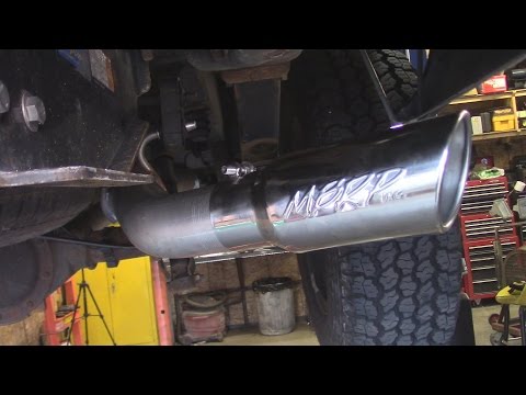 MBRP Cat Back Exhaust Install Chevy Truck 5.3 liter
