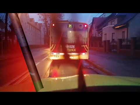 Gliwice; omijanie autobusu na Strzelców Bytomskich