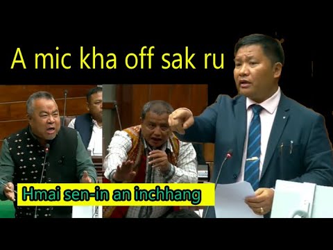 Thinrim Hmai-sen-in an inchhang || Pu RRR-a VS Pu Muanpuia.. Words Fight!!!!